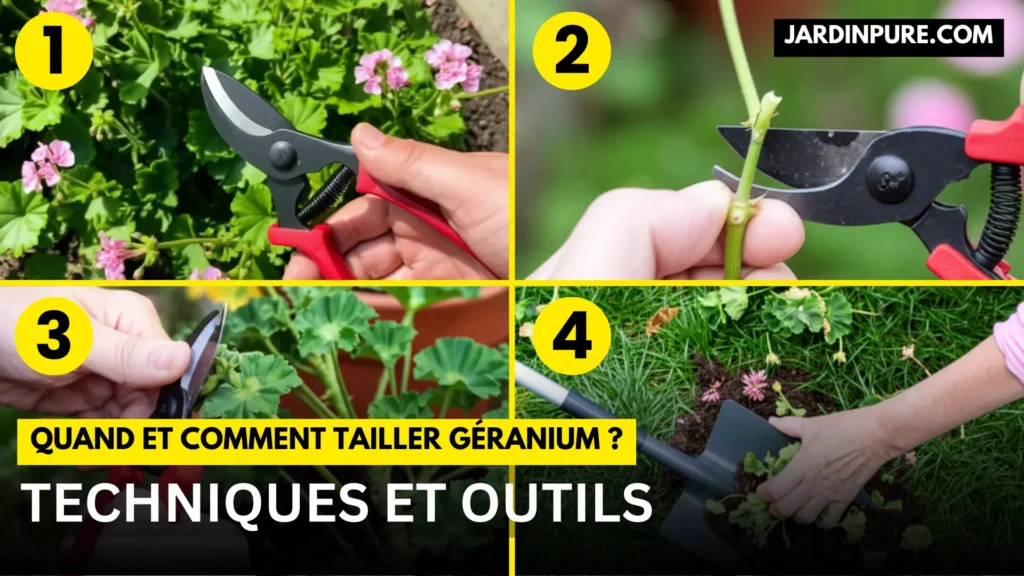 Quand et Comment Tailler Géranium ?