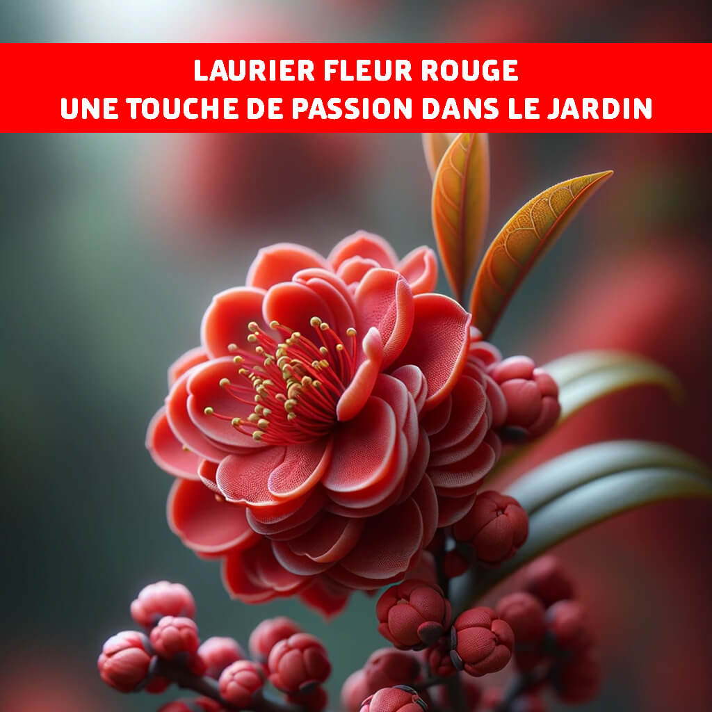 Laurier fleur rouge: une touche de passion dans le jardin