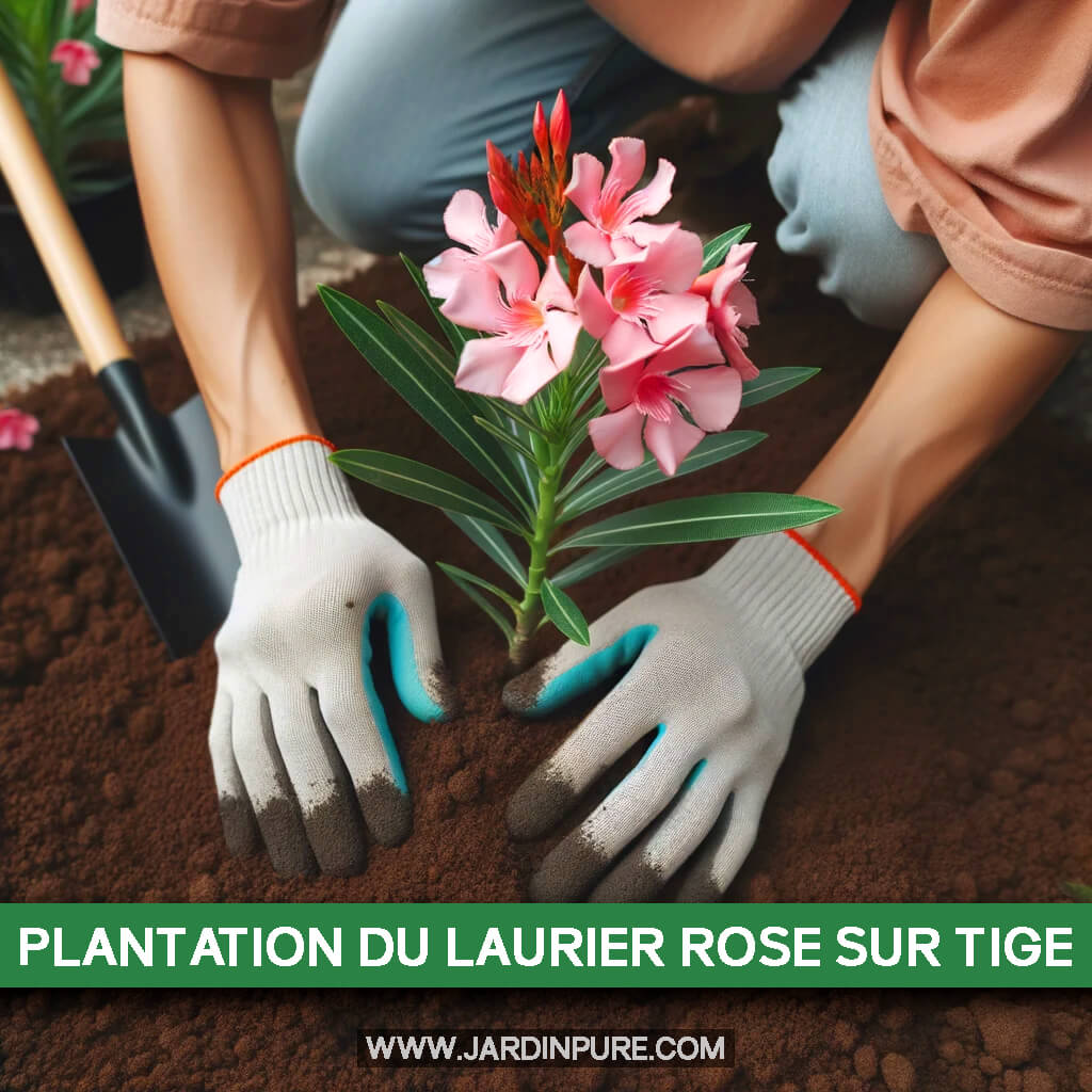 Plantation du Laurier Rose Sur Tige