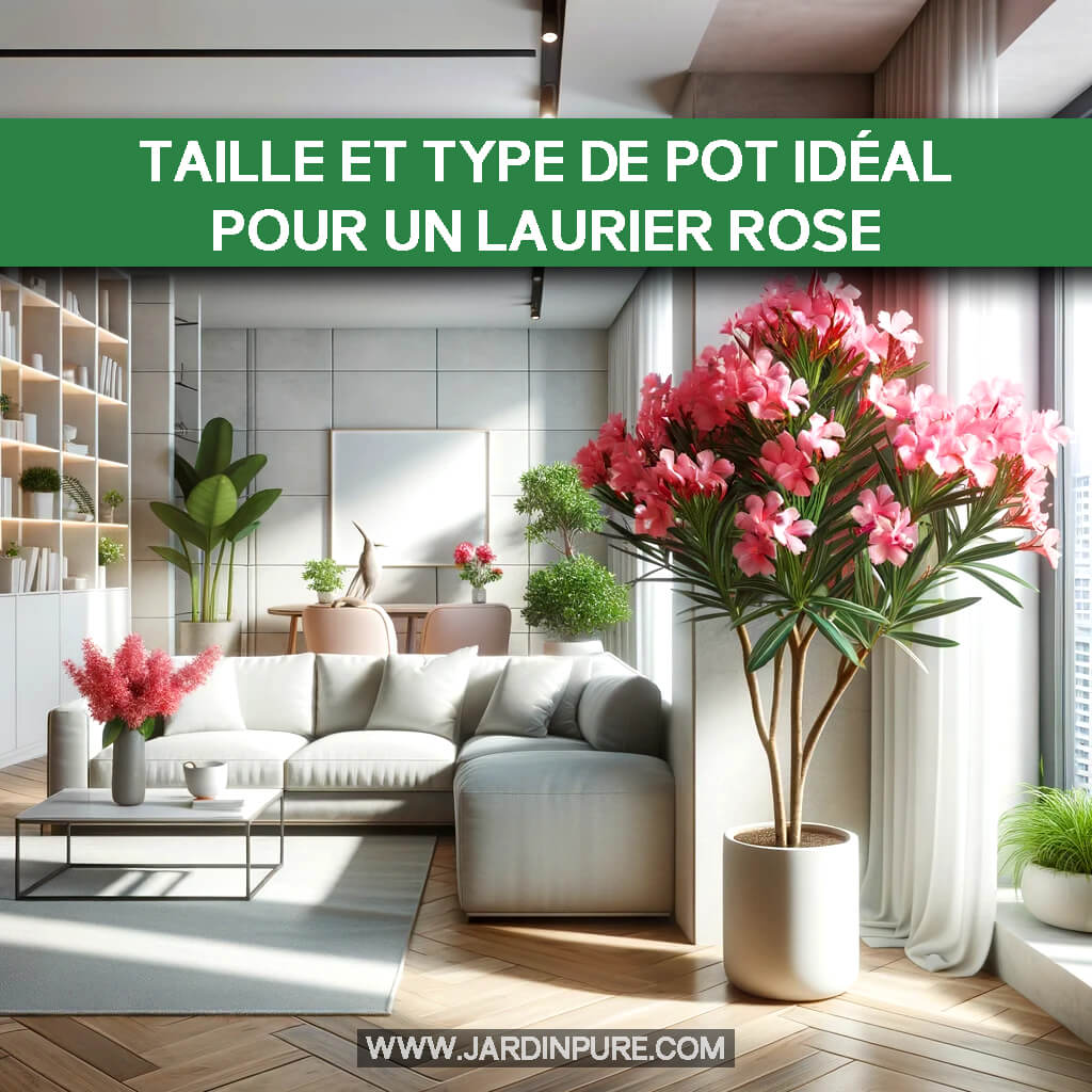 Taille et type de pot idéal pour un laurier rose