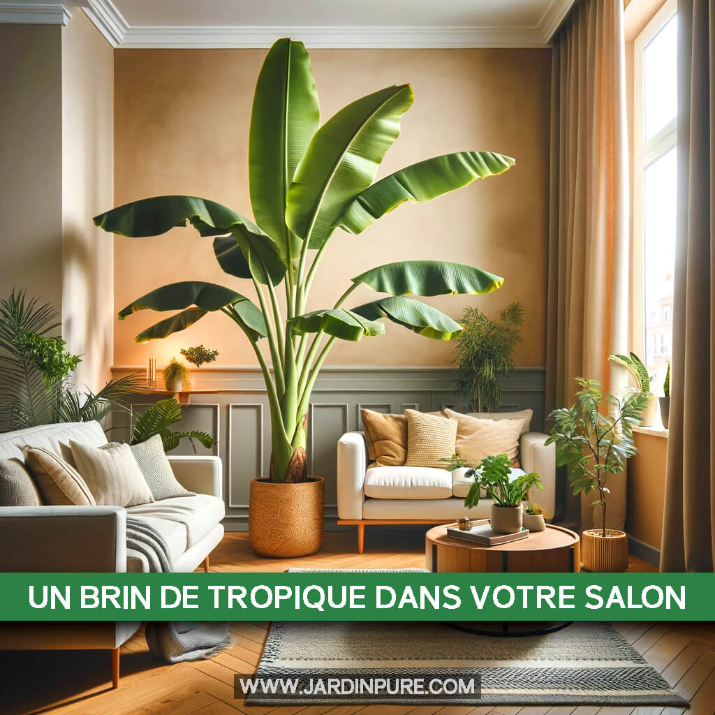 Un Brin de Tropique Bananier d'Intérieur dans Votre Salon