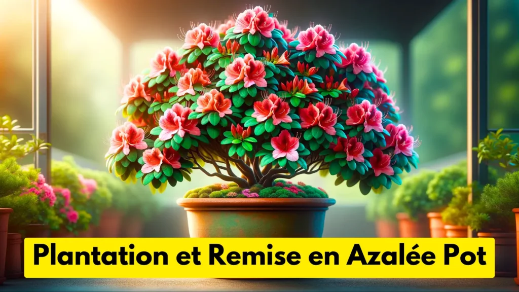 Plantation et Remise Azalée en Pot