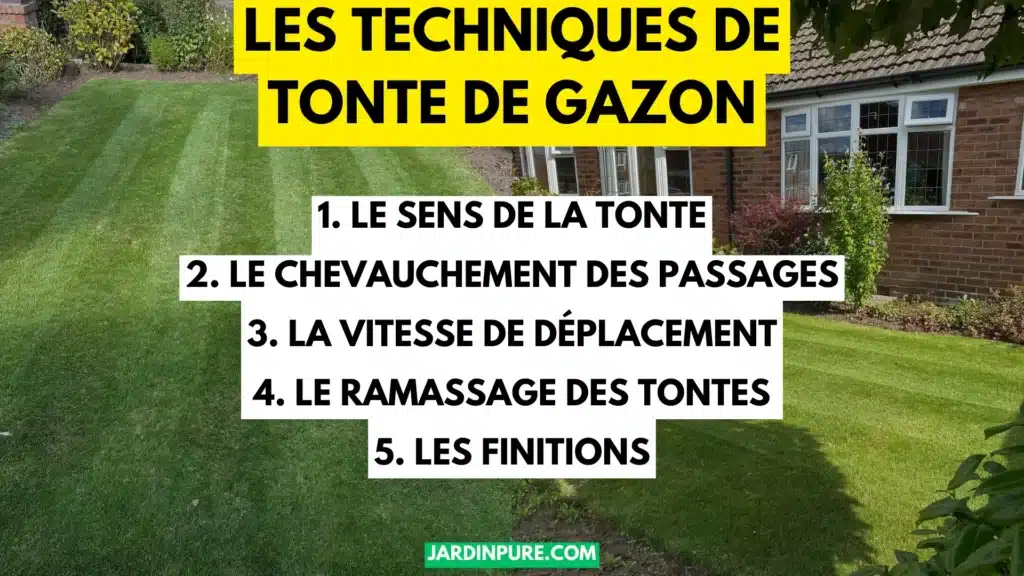 Les Techniques de Tonte De Gazon