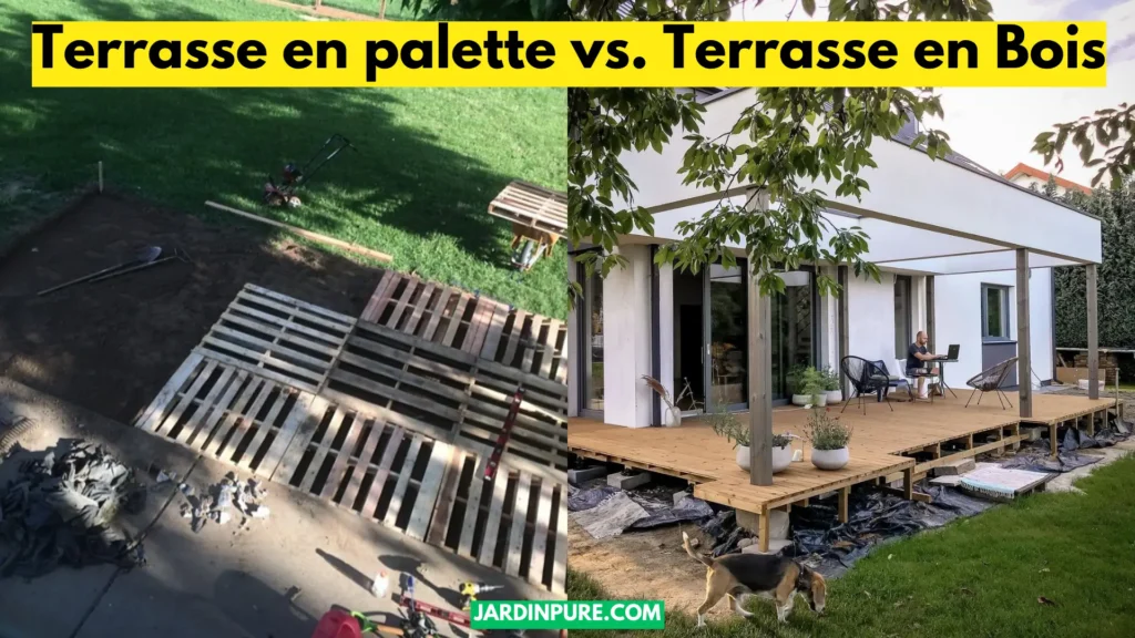 Terrasse en palette vs. Terrasse en Bois